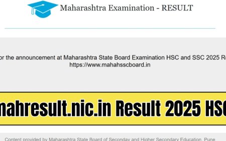 mahresult.nic.in 2025: Maharashtra Board SSC & HSC Results