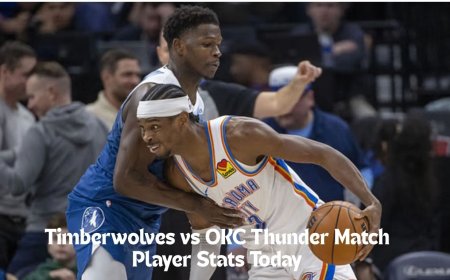Timberwolves vs OKC Thunder Match Player Stats Today