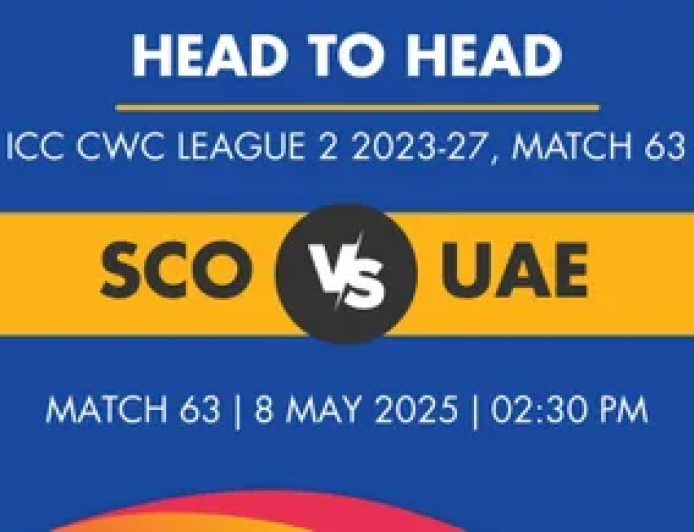 UAE vs Scotland: Today's Match Schedule and Timings