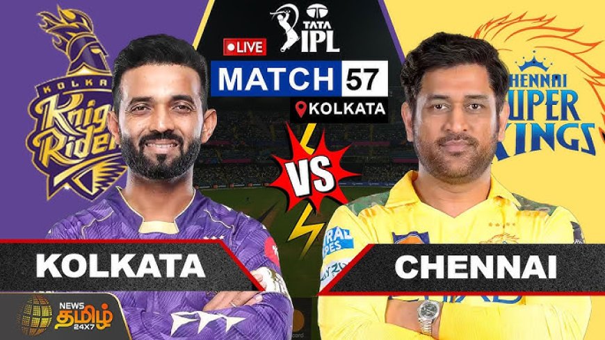 Kolkata Knight Riders vs Chennai Super Kings Match Scorecard Live