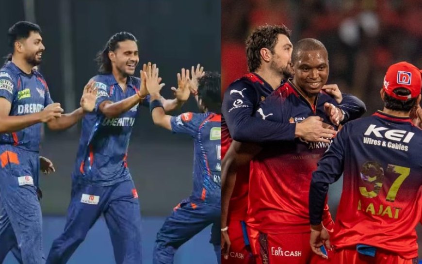 RCB vs LSG – A Battle of Nerves and Firepower