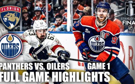 Panthers vs Oilers: Game 1 Highlights – Stanley Cup Final 2025