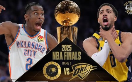 NBA Finals 2025: Pacers Stun Thunder in Game 1