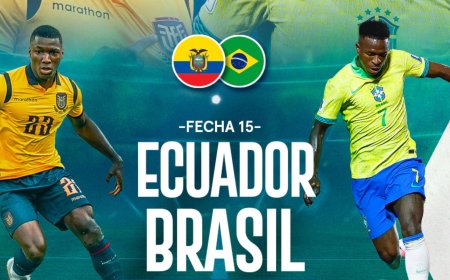 Ecuador vs Brasil en Vivo Hoy: Eliminatorias Sudamericanas 2026