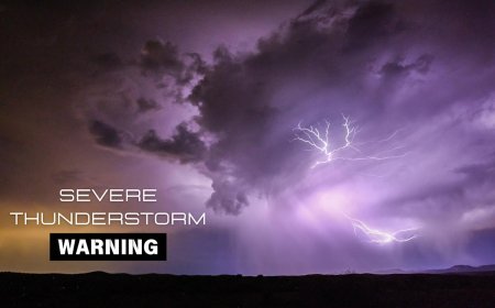 Severe Thunderstorm Warning: Today's Update