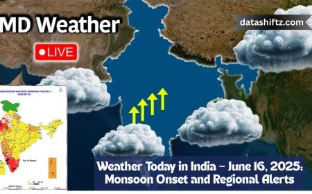 Weather Today in India – June 16, 2025: Monsoon Onset and Regional Alerts