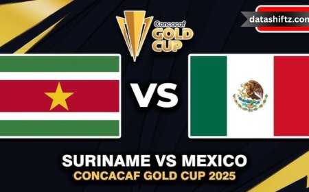 Suriname vs Mexico : Gold Cup Showdown in Arlington