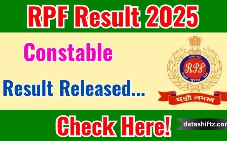 RPF Constable Result 2025 Announced Today – Check Your Score Now!
