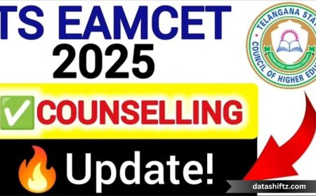 TS EAMCET Counselling 2025 Schedule OUT Today!
