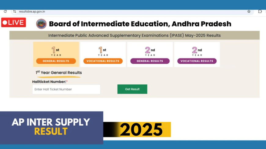 AP Inter Supplementary Results 2025