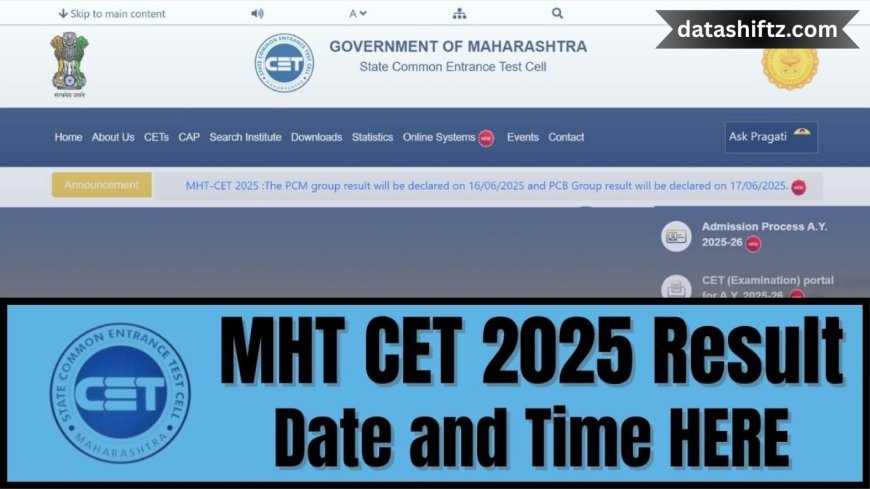 MHT CET Result Date 2025: PCB Results Announced Today – Latest Updates