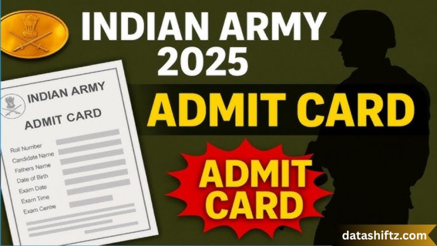 "Indian Army Agniveer Admit Card 2025 Released: Step-by-Step Guide to Download Now"
