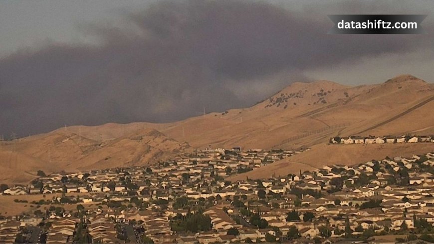 Fire in Antioch, CA Today: The Somersville Brush Fire