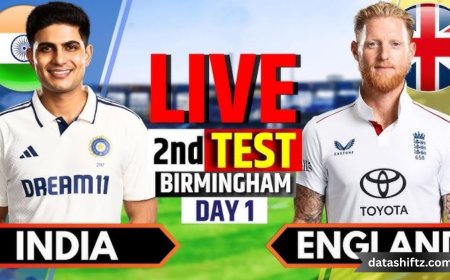 India vs England 2nd Test: Edgbaston Thriller – Today’s Update