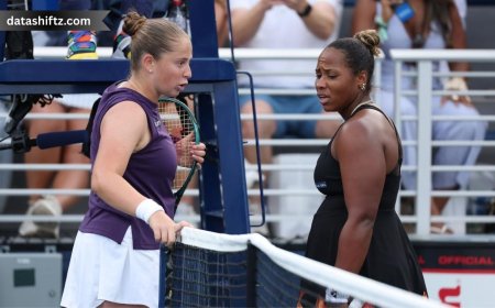 US Open Drama: Taylor Townsend Stuns Ostapenko in Fiery Clash