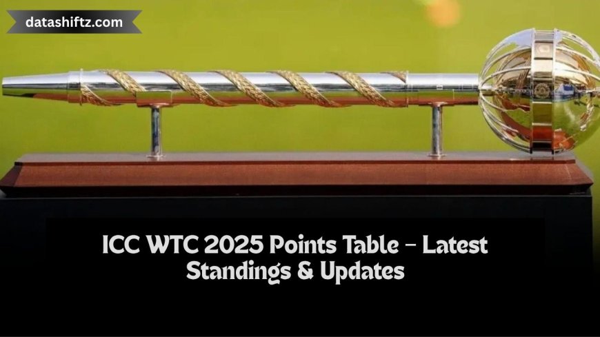 ICC WTC 2025 Points Table – Latest Standings & Updates