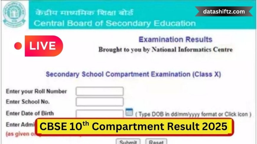CBSE Class 10th Compartment Result 2025 Out: What You Need to Know