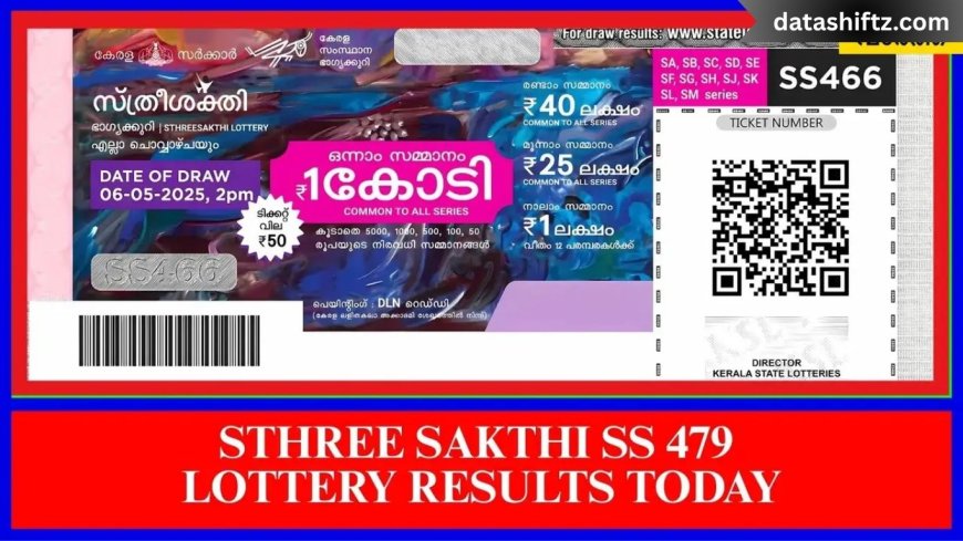 SS479 Lottery Result Today – Check Your Winning Numbers Now!
