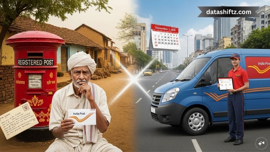 India Post to End Registered Post Service from September 1, 2025: What You Need to Know