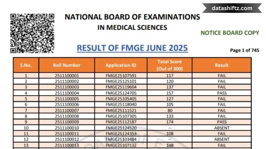 FMGE Result 2025: Official Announcement and What It Means for Candidates