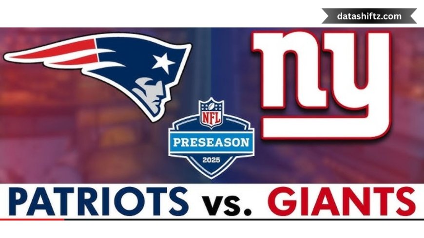 Giants vs Patriots:  NFL Showdown Preview