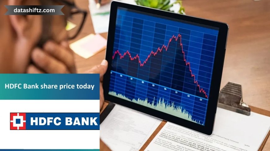 Latest Updates on HDFC Bank Share Price Today: What Investors Need to Know