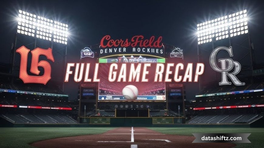 Giants vs Rockies: A Thrilling MLB Showdown