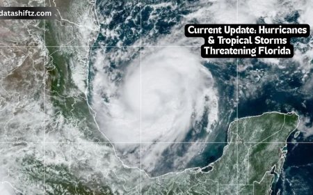 Current Update: Hurricanes & Tropical Storms Threatening Florida