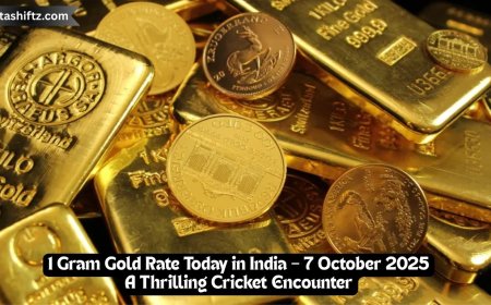 1 Gram Gold Rate Today in India – 7 October 2025